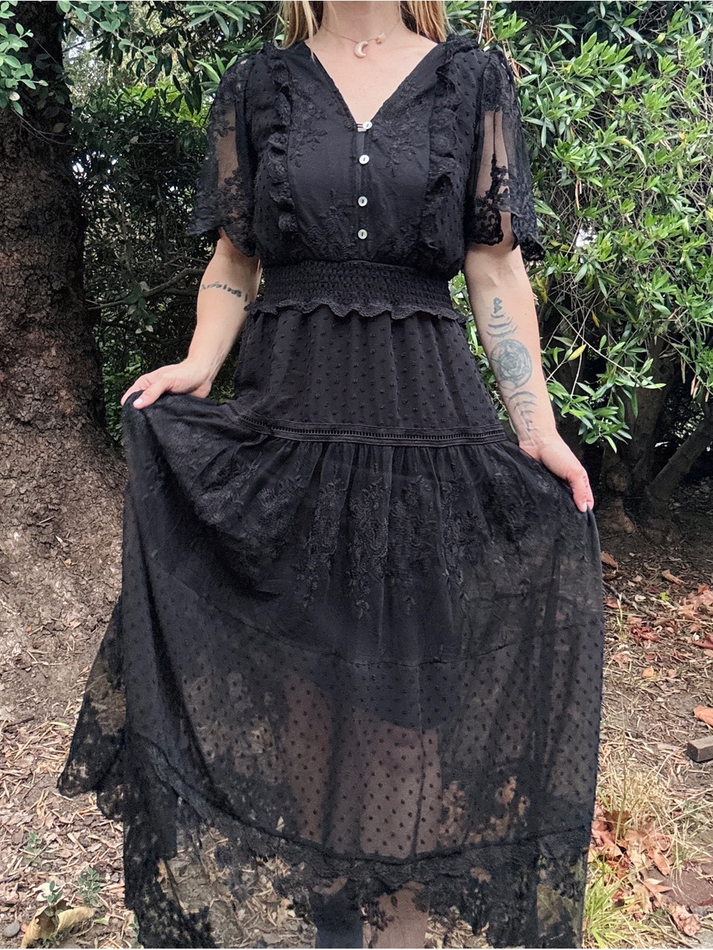 Black Lacey dress
